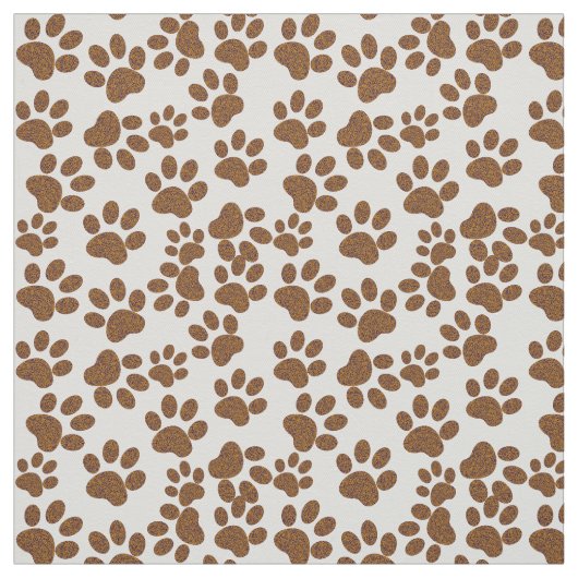 Dog Fabric Paw Prints Stoff (Muster)