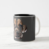 Dog Face Dog Paw Tasse (VorderseiteRechts)