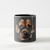 Dog Face Dog Paw Tasse (Mittel)