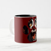 Dog Face Dog Paw Tasse (Vorderseite Links)