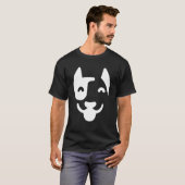 Dog Face Silhouette T-Shirt (Vorne ganz)