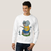 Dog Fishing Fisher Finish Sweatshirt (Vorne ganz)