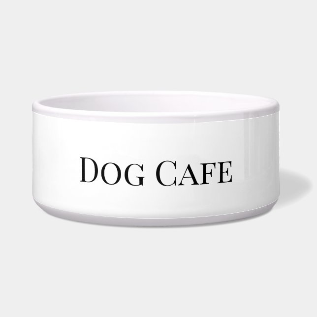 DOG FOOD BOWL KERAMIK STYLE DESIGN NAPF (Vorderseite)