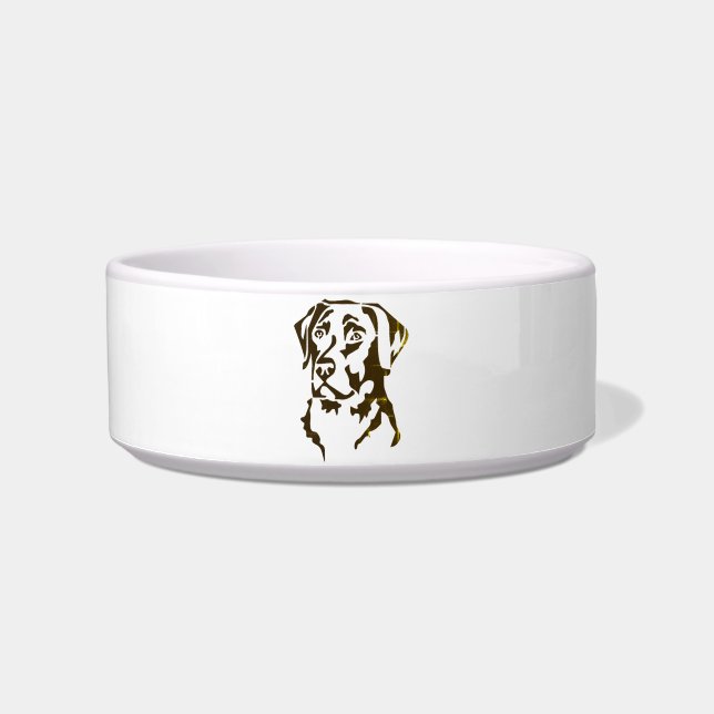 DOG FOOD BOWL KERAMIK STYLE DESIGN NAPF (Vorderseite)