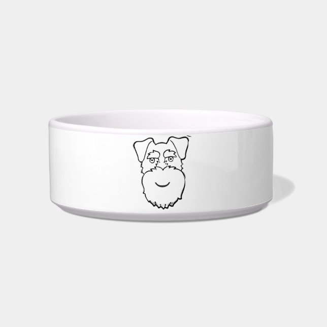 DOG FOOD BOWL KERAMIK STYLE DESIGN NAPF (Vorderseite)