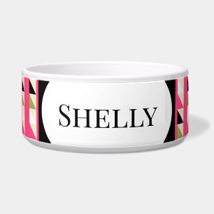 Dog Food Bowl w Designer Look - HAMbWG Napf