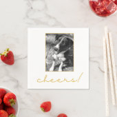 Dog Foto Cocktail Party Serviette (Beispiel)