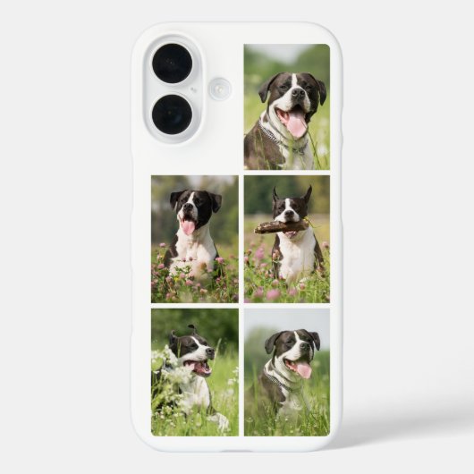 Dog Foto Collage Personalisiert Begleiter Case-Mate iPhone Hülle (Rückseite)