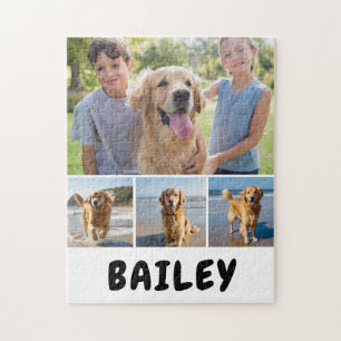 Dog Foto Collage Personalisiert Puzzle
