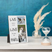 Dog Foto Collage Plaque Fotoplatte (Seite)