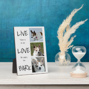 Dog Foto Collage Plaque Fotoplatte