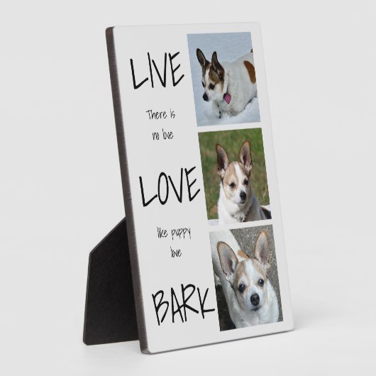 Dog Foto Collage Plaque Fotoplatte (Seite)