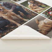 Dog Foto Collage Sherpa Blanket Begleiter Mama Ges Sherpadecke (3/4)