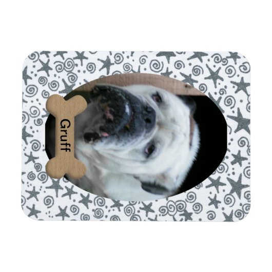 Dog Foto Magnet (Horizontal)