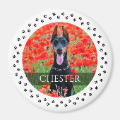 Dog Foto Magnet - Personalisierter Pet Keepake (Vorne)