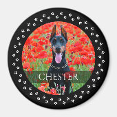 Dog Foto Magnet - Personalisierter Pet Keepake (Vorne)