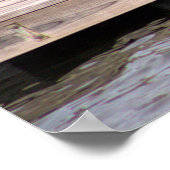 Dog Foto Poster (Ecke)