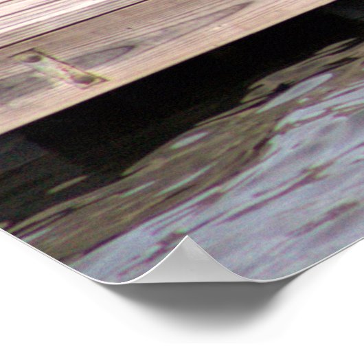 Dog Foto Poster (Ecke)