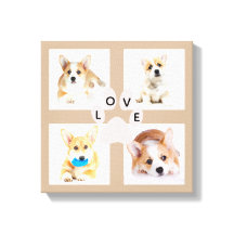 Dog-Foto und Pay-Druck-Uni 4 Instagram-Bilder
