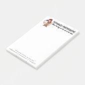 Dog Fotografy Business Custom Post-it Klebezettel (angewinkelt)