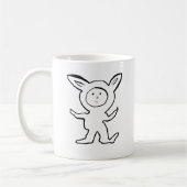 Dog Fox Ear Kids Jammies Kaffeetasse (Links)