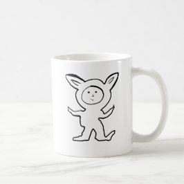 Dog Fox Ear Kids Jammies Kaffeetasse