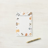 Dog Frame Post-it Klebezettel (Auf Schreibtisch)