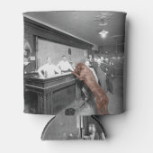 Dog Friendly Saloon Tavern Bar 1900 Fotograf Dosenkühler (Vorderseite)