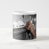 Dog Friendly Saloon Tavern Bar 1900 Fotograf Jumbo-Tasse (Vorderseite)