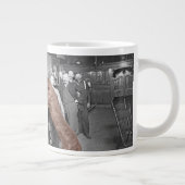 Dog Friendly Saloon Tavern Bar 1900 Fotograf Jumbo-Tasse (Rechts)
