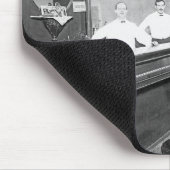 Dog Friendly Saloon Tavern Bar 1900 Fotograf Mousepad (Ecke)