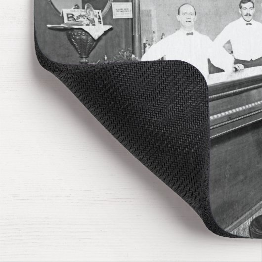 Dog Friendly Saloon Tavern Bar 1900 Fotograf Mousepad (Ecke)