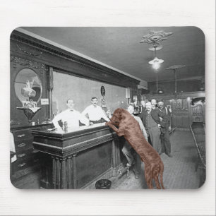 Dog Friendly Saloon Tavern Bar 1900 Fotograf Mousepad