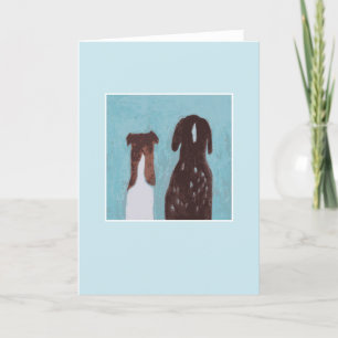 Dog Friends - blue Karte