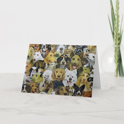 Dog Friends Karte (Vorderseite)