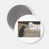 Dog Friendship Magnet (Vorderseite/Rückseite)