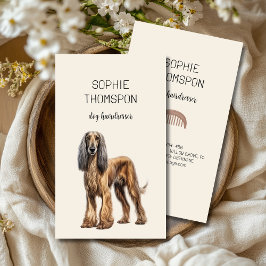 Dog Friseur Visitenkarte