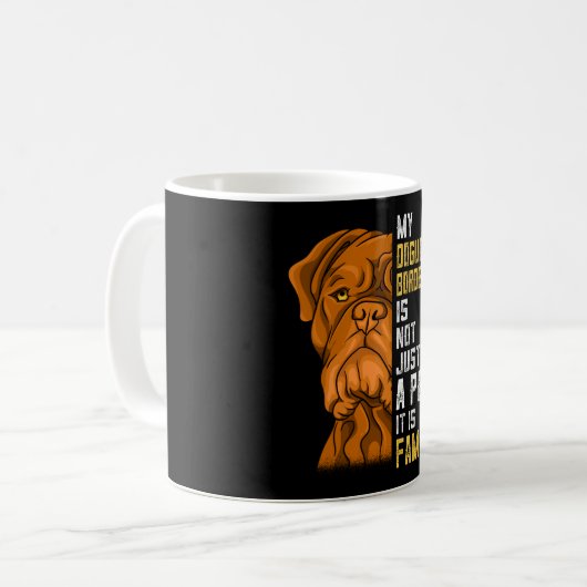 Dog-Gabe Kaffeetasse (Vorderseite Links)