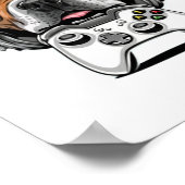 Dog Gamer - Videospiel Poster (Ecke)