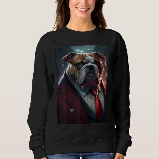 Dog Gangster must love dogs Sweatshirt (Vorderseite)