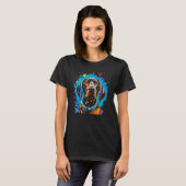 Dog German Shorthaired Pointer Astronaut T-Shirt (Vorne ganz)
