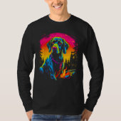 Dog German Shorthaired Pointer Camping T-Shirt (Vorderseite)