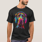 Dog German Shorthaired Pointer DJ T-Shirt (Vorderseite)