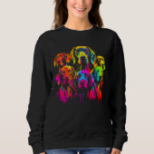 Dog German Shorthaired Pointer Family 1 Sweatshirt (Vorderseite)