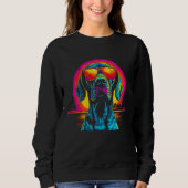Dog German Shorthaired Pointer Sunglasses 1 Sweatshirt (Vorderseite)
