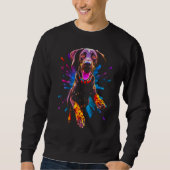 Dog  German Shorthaired Pointer Sweatshirt (Vorderseite)