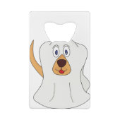 Dog Ghost Halloween Kostüm Geldbeutel Flaschenöffner (Rückseite)