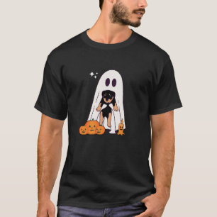 Dog Ghost Niedlicher Hund verkleidet als Ghost Fun T-Shirt
