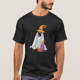 Dog Ghost Niedlicher Hund verkleidet als Ghost Fun T-Shirt