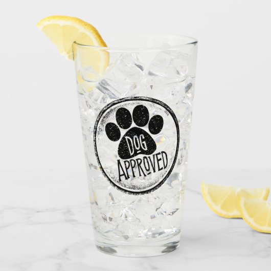Dog Glass genehmigt Glas (Vorderseite Ice)